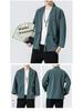 Men's Chinese Style Linen Jacket: Hanfu Kimono, Tang Suit, Taoist Robe - Retro Autumn Fashion