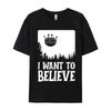 Flying Spaghetti Monster Fsm Pastafari I Want To Believe T Shirt 2024 New Fashion Hip Hop Cotton Fabric Men's T-Shirt Printing