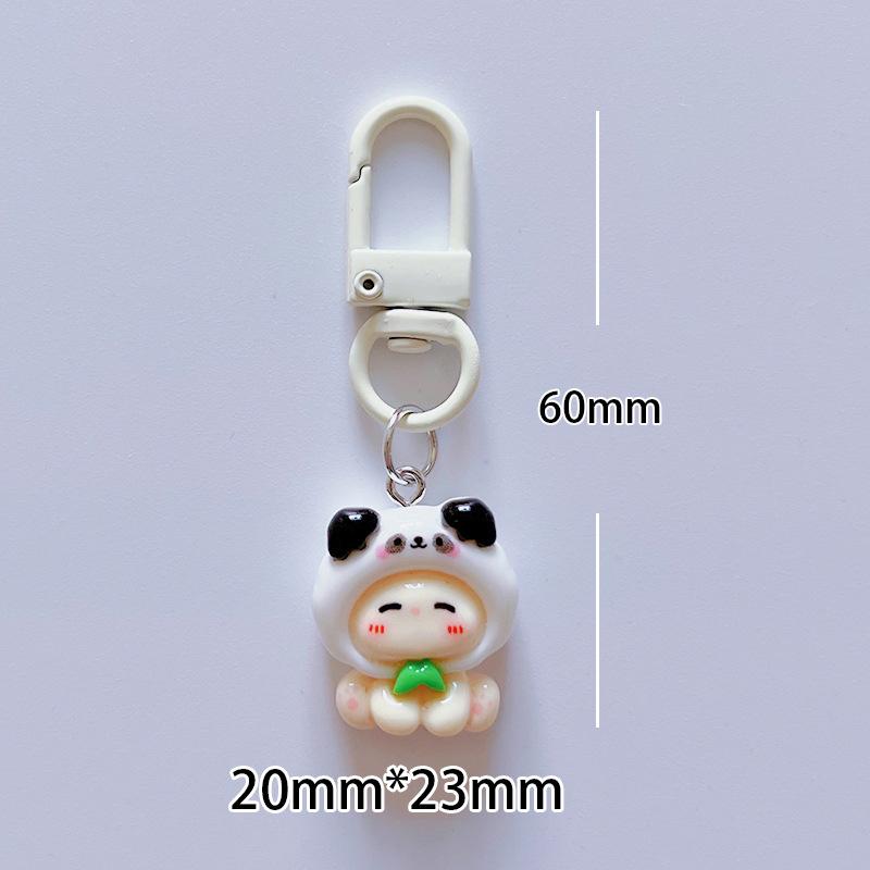 Милый глянцевый чехол на голову, брелок с маленьким кроликом, рюкзак, мультяшная подвеска, украшения, аксессуары, подарок