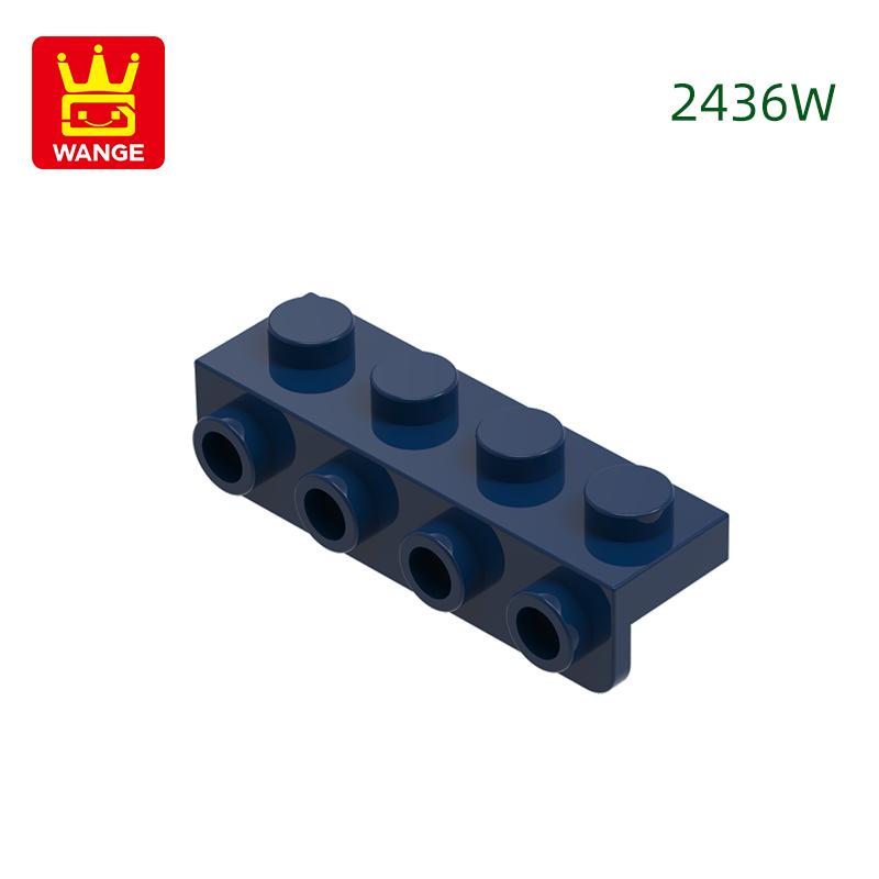 Нетоксичные 96 шт./лот 2436W 1x1x4 Двусторонние строительные блоки для моделирования Moc Аксессуары Совместимые с Конструктором Детские игрушки Подарочная коробка