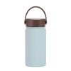 350ml Vacuum Insulated Stainless Steel Water Bottle With Carry Strap Wide Mouth Portable Gym Outdoor Travel Office