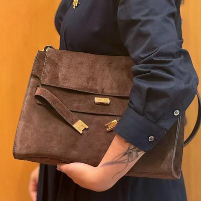 2025 Мода Высококачественная Ретро Женская Сумка из Коровьей Кожи Doublelee Одно Отделение Под Мышку Повседневная Сумка-Конверт