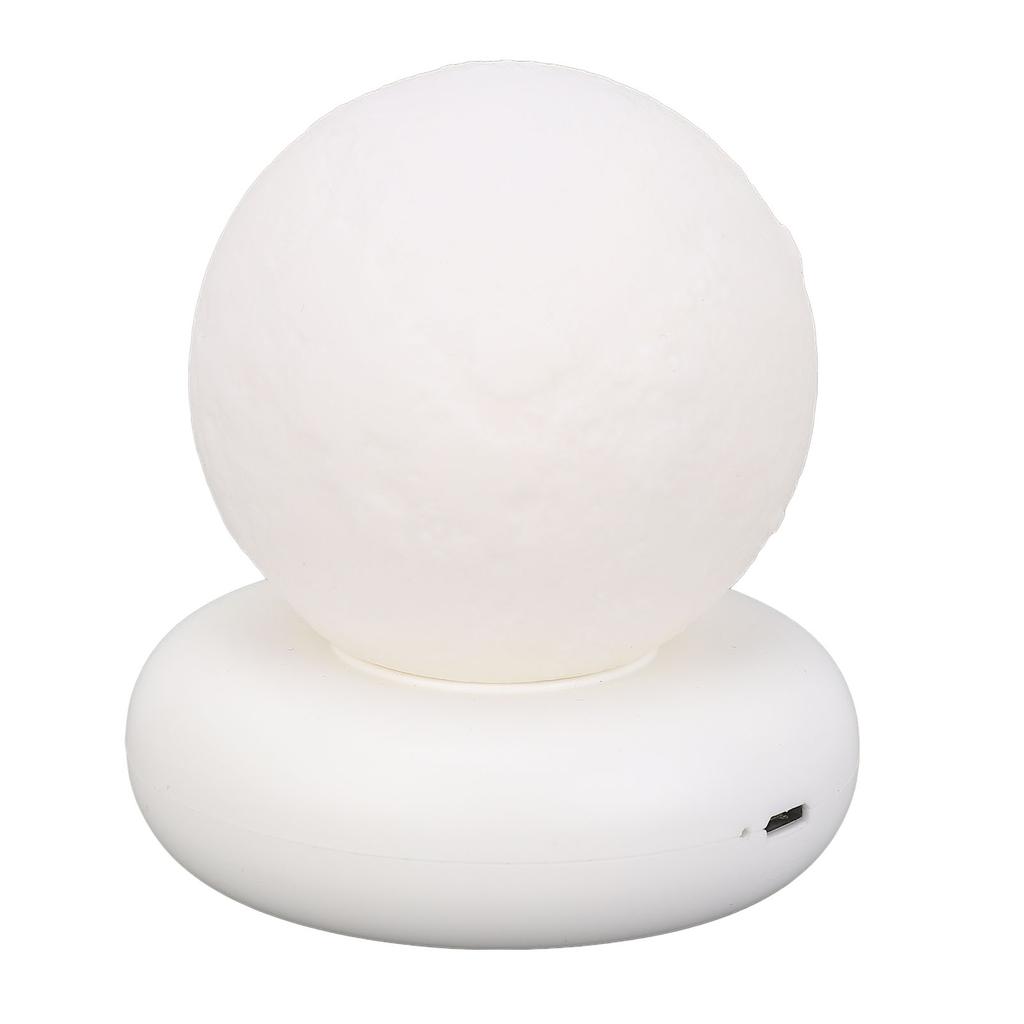 Moon Night Light Rechargeable Soft Lighting Tap Control Bedside Night Light for Bedroom