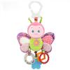 Cute Baby Bed Stroller Hanging Toys Teether Baby Rattle Mobiles Plush Animal Toys Baby Toys Gifts