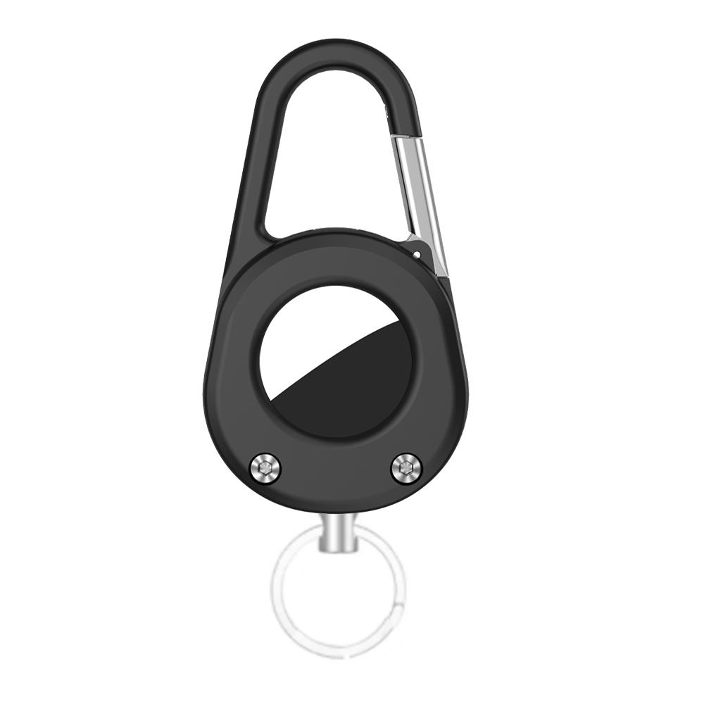 Держатель-брелок с карабином для Apple Airtag Bluetooth-трекера Защитный для ключей Сумки Ошейника собаки Багажа Зажим-клипса от потери