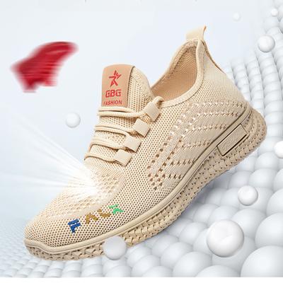 Обувь осень новый стиль летающие тканые одинарные туфли женская обувь мягкая подошва дышащая обувь повседневная спортивная обувь женская