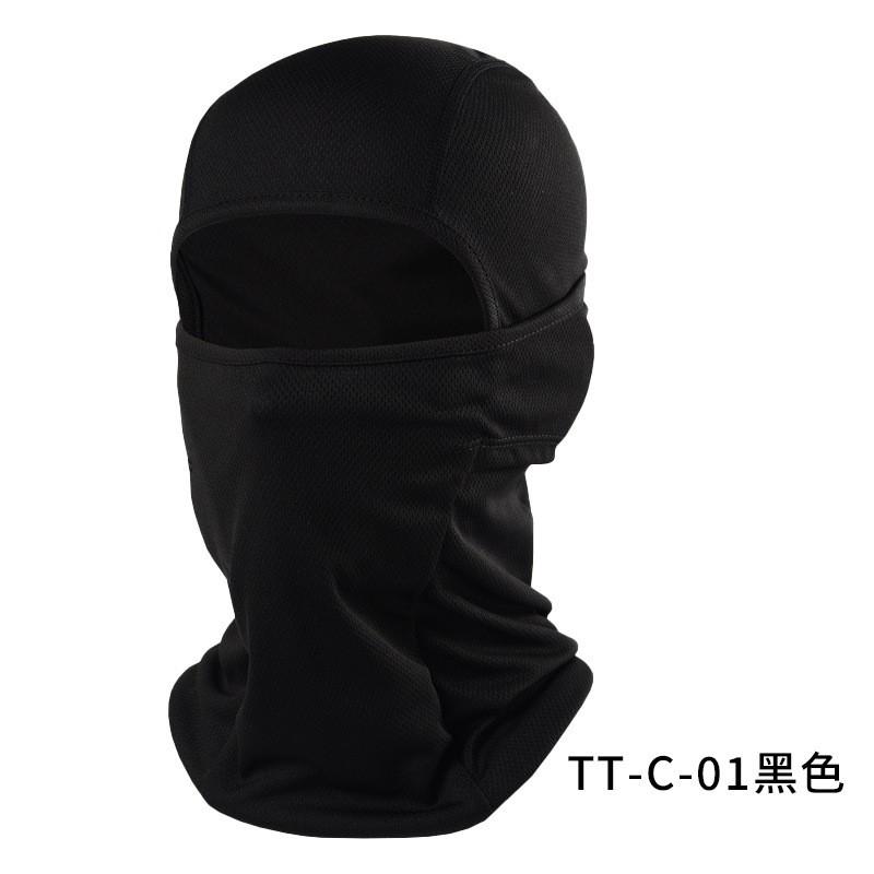 Summer riding headgear moisture wicking motorcycle sunscreen mask breathable quick drying face protection lining
