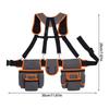 Adjustable Work Belt With Magnetic Storage Compartment For Gardening And Electrical Maintenance Tool Organization Pouch