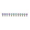 12pcs RISK Bicycle Disc Brake Rotor Bolts M5x10mm T25 Titanium Alloy Bicycle Brake Disc Screw