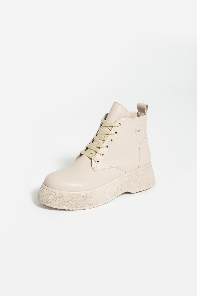 Стильные женские ботинки на удобной подошве на шнуровке 59-901-23Объем