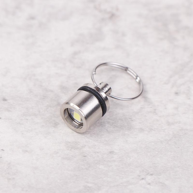 2Pcs Mini Led Light Key Chain Luminated Keyring Pendant Colorful Mini Electronic Light Keyring Flashlight Lamp Keychain