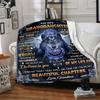 1pc To Granddaughter Love Envelope Blanket, Lightweight Flannel Throw For Sofa, Bed, Travel, Camping, Livingroom, Office, Couch, Chair, And Bed,