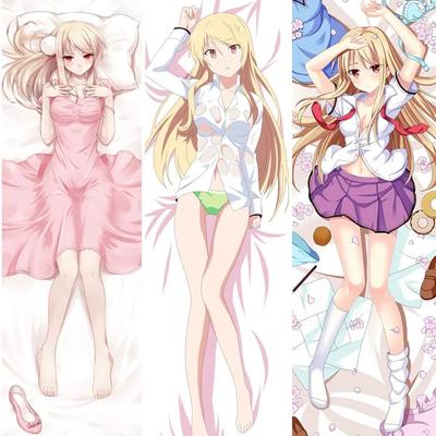 Япония аниме Sakurasou no Pet na Kanojo Hugs Body Shiina Mashiro наволочка Waifu подушка Dakimakura наволочка Otaku длинный чехол