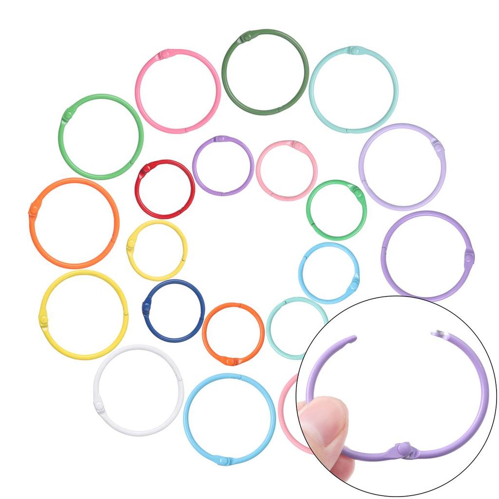 30/43 мм брелок для ключей, красочное открытое кольцо, пряжка, брелок, соединительные застежки для DIY, принадлежности для изготовления ювелирных изделий, аксессуары для брелоков