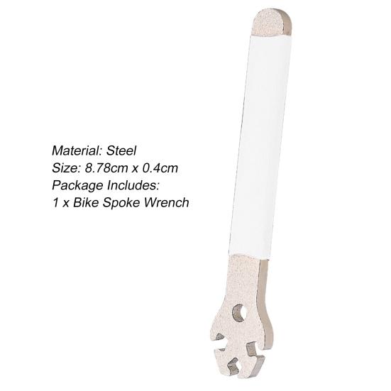Инструмент для велосипедных спиц, конструкция с удлиненной рукояткой, многоцелевой, длительный срок службы, гаечный ключ для спиц высокой твердости для велосипеда