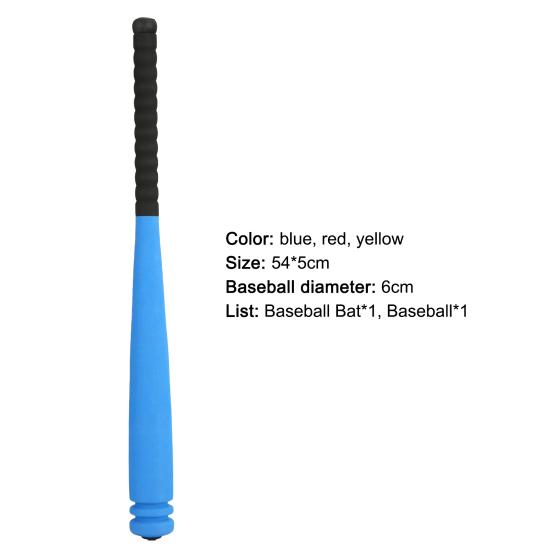 Детская развлекательная бейсбольная бита для тренировок, софтбольная бита с мячом для практики отбивания