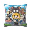 Custom Japan Cartoon Aggretsuko Anime Modern Throw Pillow Cover Bedroom Decoration Chair Cushion