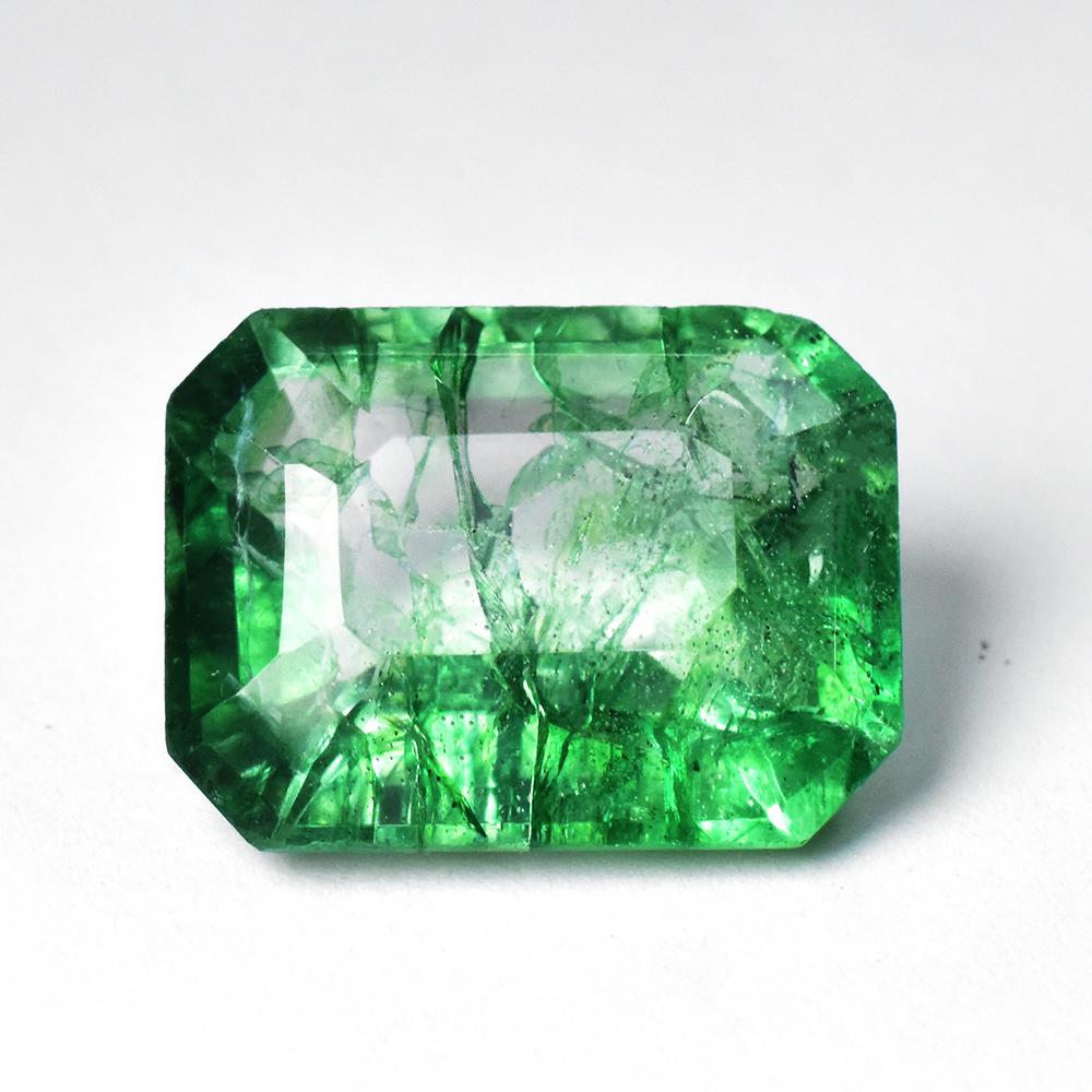 7.90 Ct Natural Green Emerald   Emerald Cut Loose Gemstone For Gifting