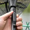 Рыболовный сачок из алюминиевого сплава с телескопической ручкой, портативный складной треугольный каркас, рыболовные принадлежности для ловли карпа