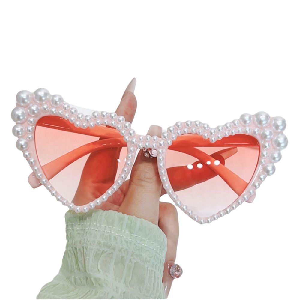 UV400 Protection Cat Eye Eyewear Heart-shaped Design Beach Party Sun Glasses  Outdoor Activities