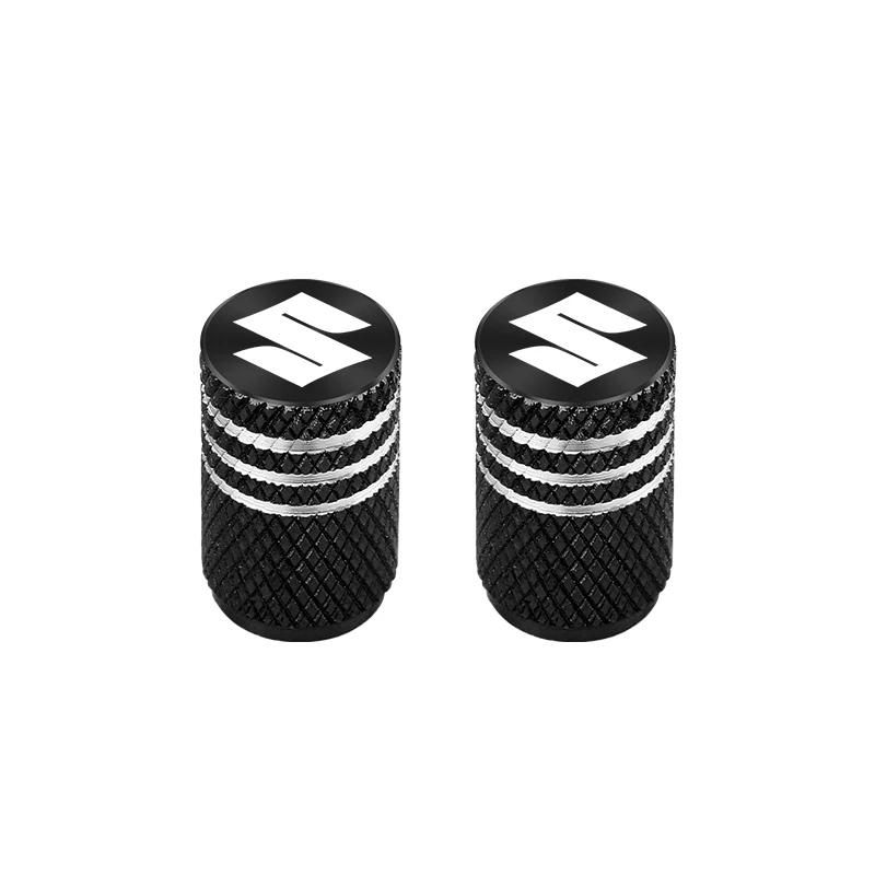 Aluminum Alloy Motorcycle Wheel Tire Valve Caps Tyre Rim Stem Covers For Suzuki GSXF SV 650 B-King BURGMAN DRZ GSR GSR750