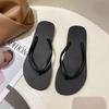 Flip-flops Women's Summer Wear Black Flip Flops Non-slip Bathroom Bathing Beach Beach