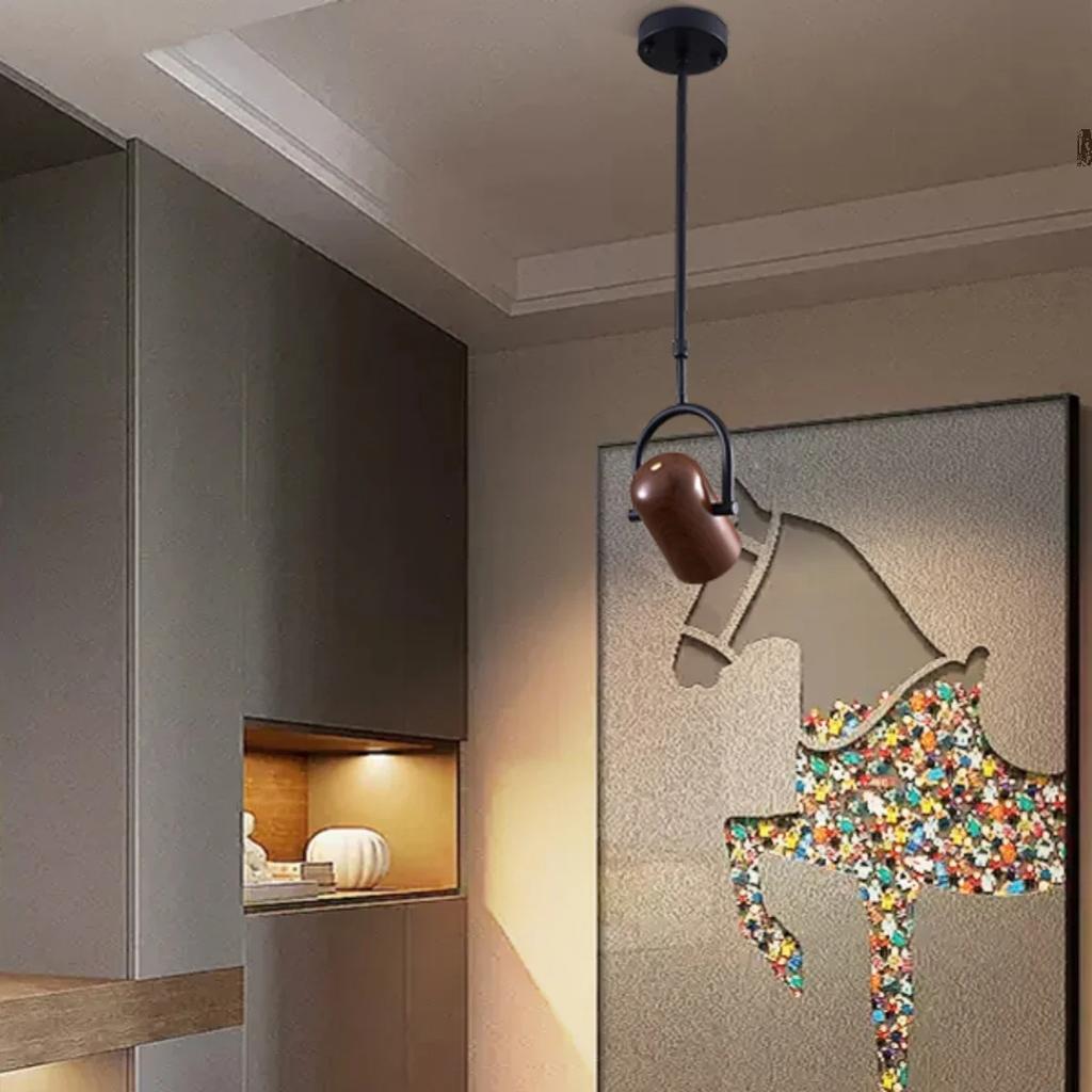 Подвесной светильник Nordic Led со свободным вращением на 330°, прожектор для спальни, прохода, кабинета, фона, настенные прожекторы с регулируемой штангой