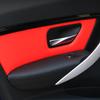 Мягкий кожаный чехол на дверную панель для BMW 3 серии F30 2013 2014 2015 2016 2017, автомобильный Стайлинг, внутренняя дверная панель, кожная отделка