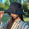 Japanese Wide Brim Sun Hat Solid Color Mountaineering Cap Spring Quick Dry Bucket Hat Fishing