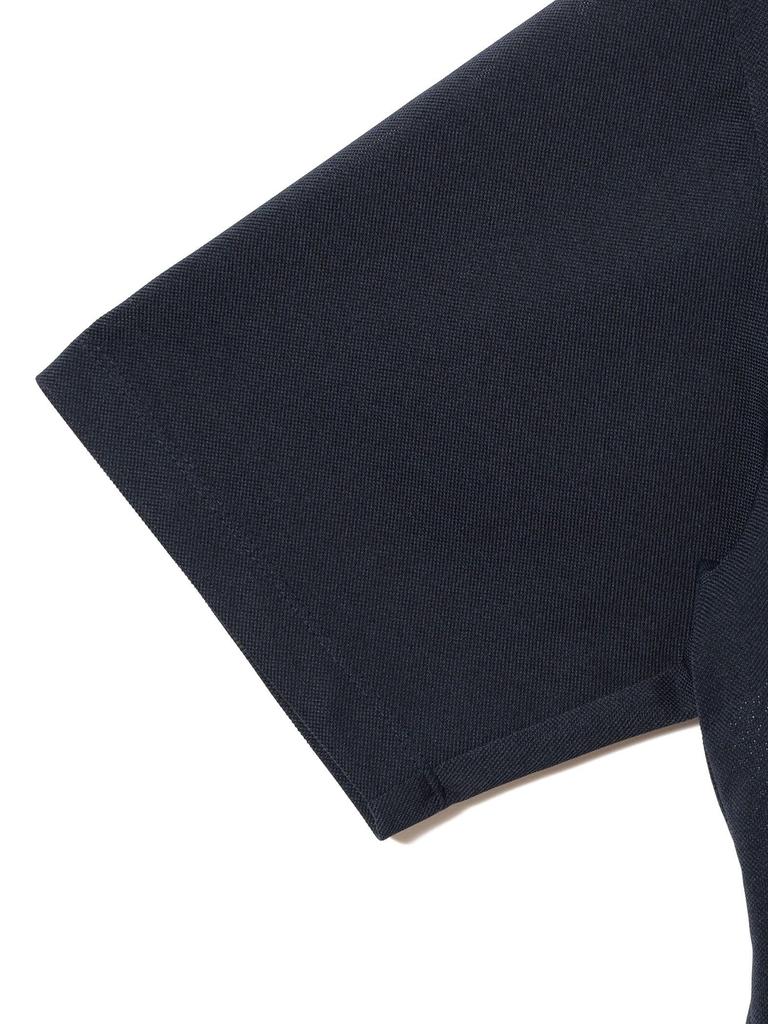 В:MING LIFE STORE by BEAMS Футболка-поло с коротким рукавом [100 шедевров BEAMS] Сетчатая футболка-поло Breeze Cool® (Подходит для сочетания), Мужской темно-синий, размер маленький