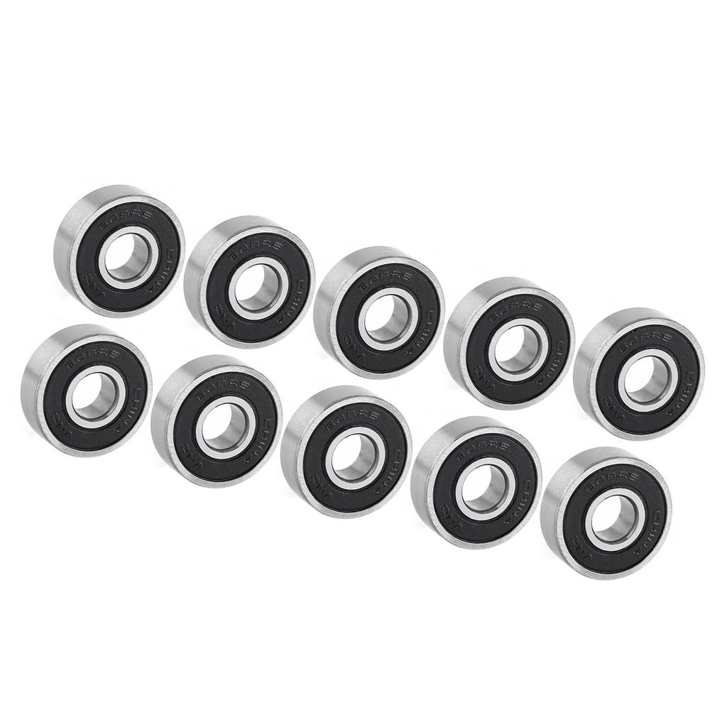 10 шт. 6082RS шарикоподшипник двухсторонний черный резиновый герметичный глубокий желоб