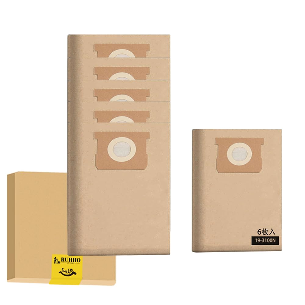 Dust Bags Paper Packs for Stanley and Vacuum Cleaners SL18410-5B E-Value Wet/Dry SL18410-5B (20L) / SL18410P-6A /SL18410-8B / SL18410P-5A /