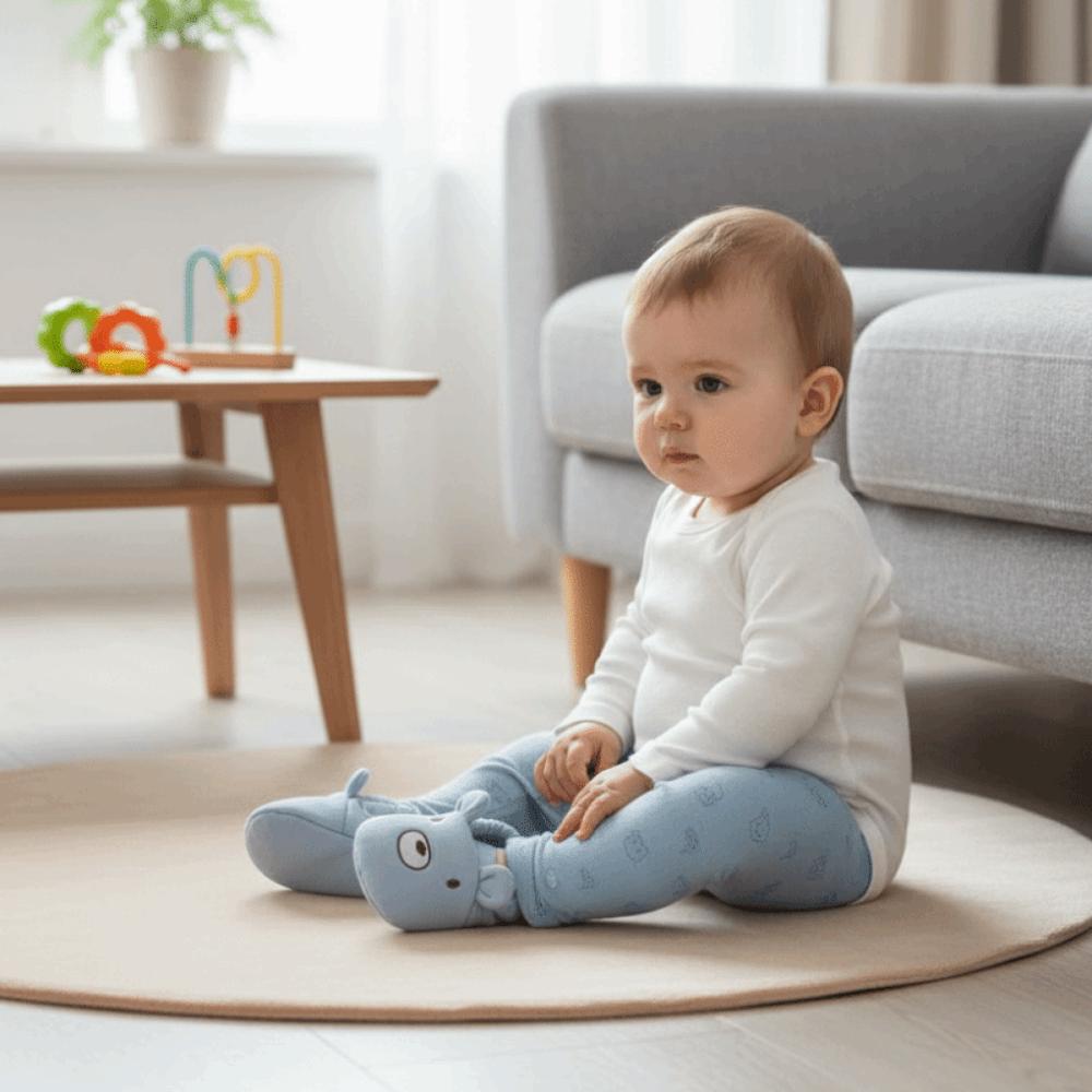 Animal Pattern Baby Shoes Cotton Baby Floor Sneakers Cute Crib Shoes  Spring Autumn