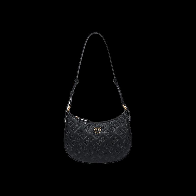 PINKO Women's Half-Moon Swallow Shoulder Bag