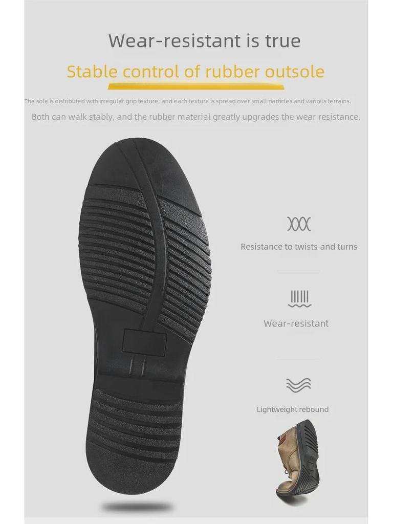 Men's Large Size Leather Loafers: Spring Low-Top Breathable Casual Shoes In British Fashion Style