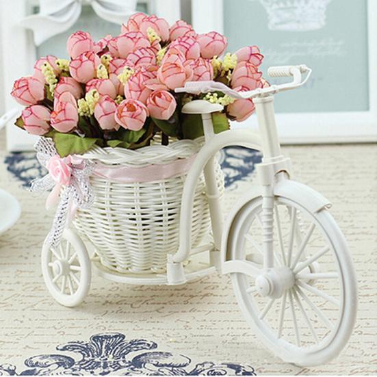 Сладкий искусственный букет из бутонов роз, домашняя свадебная ткань, роза, 15 цветов на 1 шт.