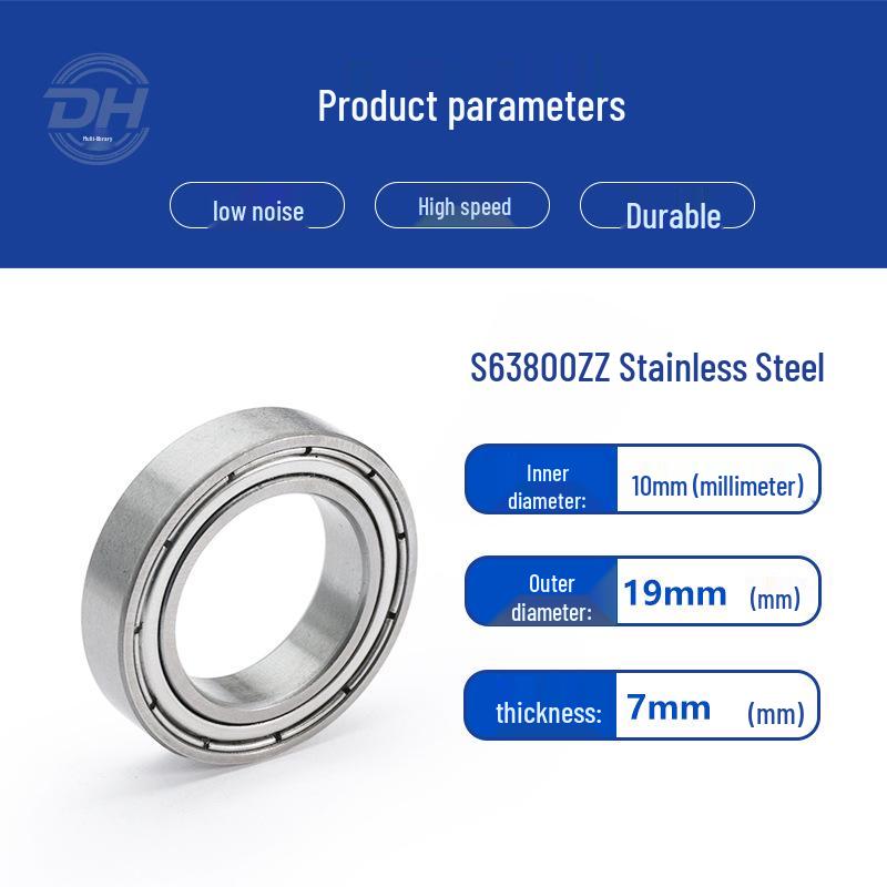 Precision Stainless Steel Ball Bearings: Deep Groove 6007, 6008, Miniature 6003