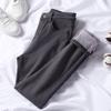 Fleece and thickened jeans women's new high-waisted pants, warm and velvet outer wear integrated velvet autumn and winter new pants