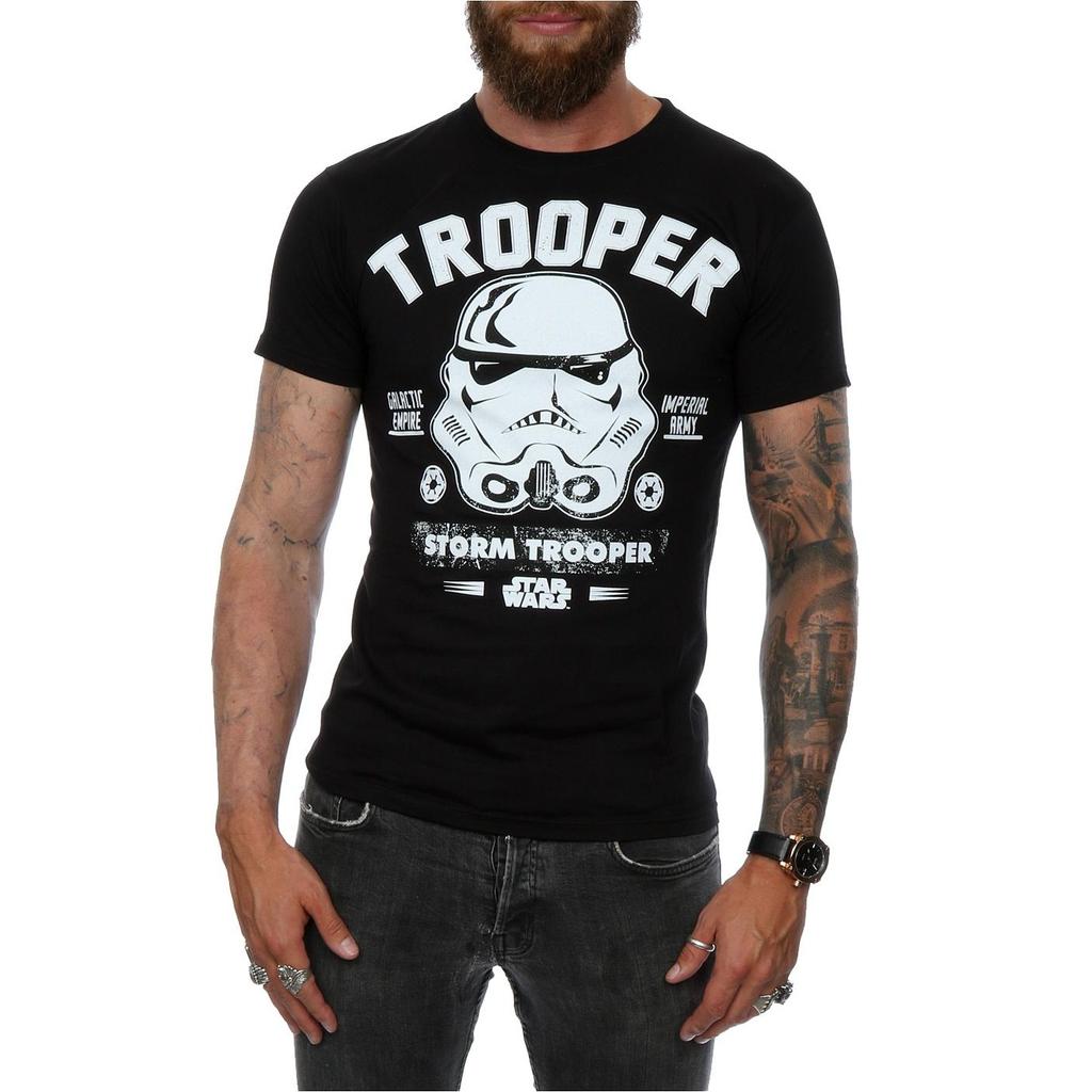 Star Wars Mens Stormtrooper Collegiate T-Shirt