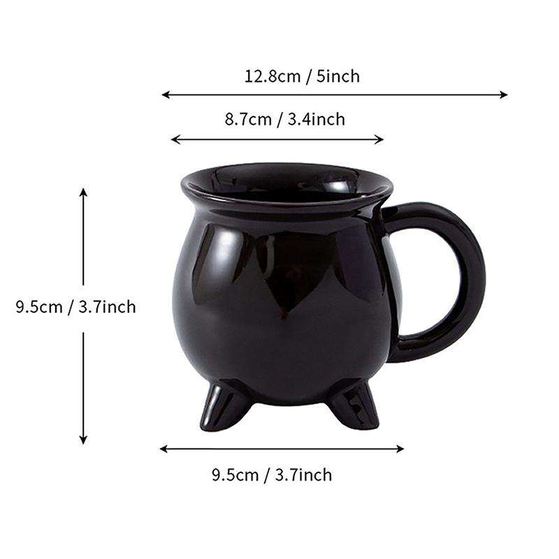 Хэллоуин Волшебная банка Волшебника Керамическая кружка Декоративное украшение Тыква Привидение Послеобеденный чай Завтрак Чашка для молока Подарок на Хэллоуин