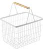 Yamazaki Tosca Laundry Basket, Medium, White, 2809