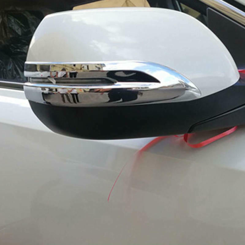 2Pcs Chrome Rearview Side Mirror Stripe Cover Trim For Honda CR-V CRV 2017--M53K