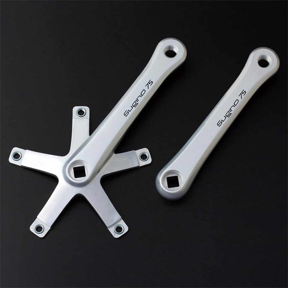 Sugino SG75 144 AA Crankset, 170 mm, Silver, NJS