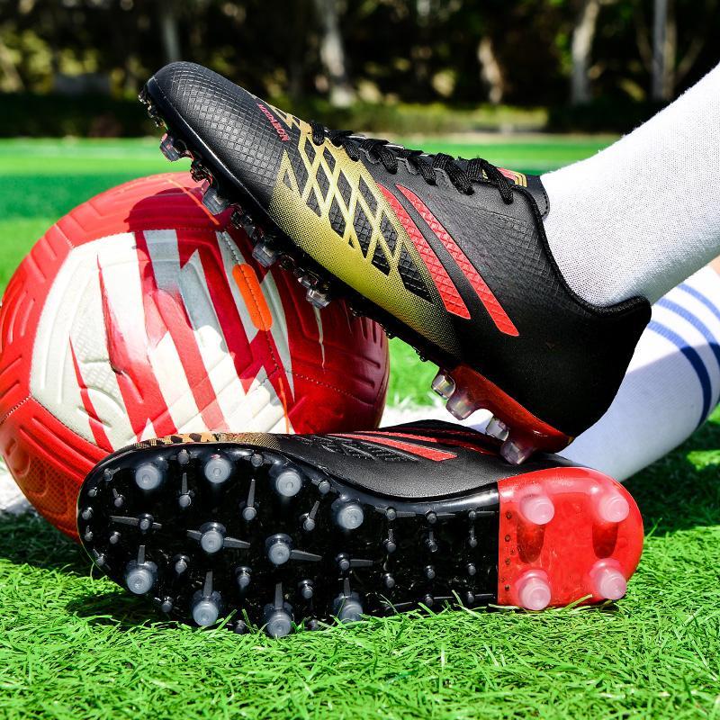 Мужские футбольные бутсы большого размера с длинным гвоздем, противоскользящие и износостойкие, из искусственного TPR, детские футбольные бутсы для улицы