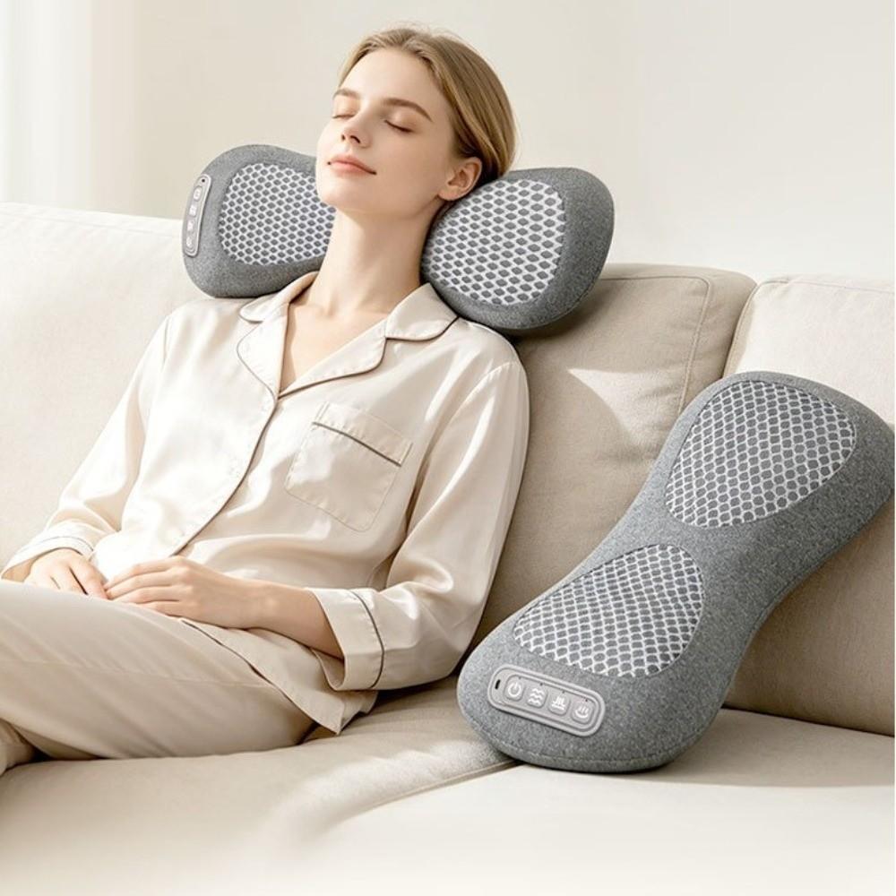 Quick-drying Cervical Pillow Breathable Lumbar Support Pillow Shoulder Massager Office