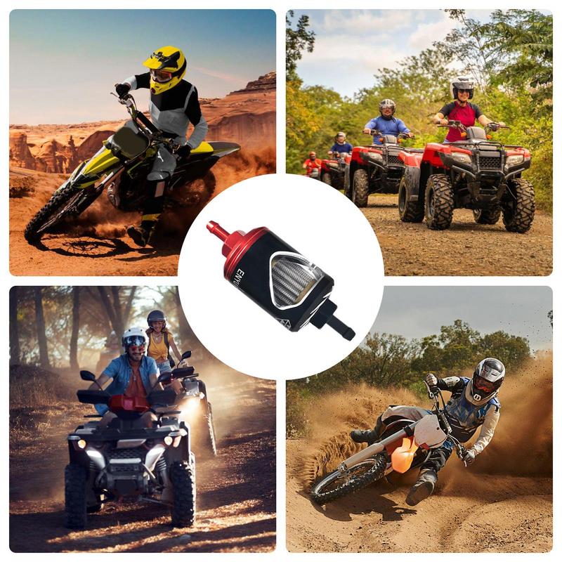 Фильтр для мотоциклетного масла Фильтр для масла с высокой пропускной способностью Сердечник из нержавеющей стали Твердый карбюратор для мотоцикла Быстрая проверка Точная структура