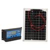 Комплект солнечной панели 15 Вт DC 12 В 24 В 50 А IP67 Водонепроницаемый Высокоэффективная солнечная панель и контроллер солнечного зарядного устройства для автодома