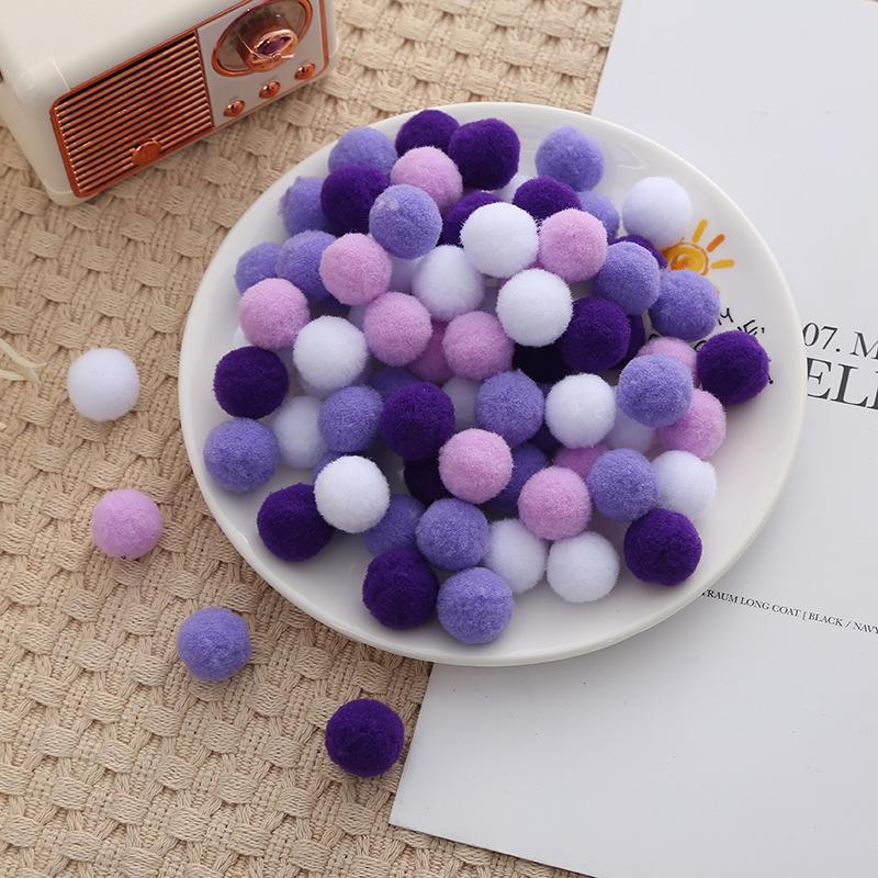Colorful High Elastic Pom-Pom Embellishments - Free Same Day Shipping, In Stock, DIY Accessories, Large Plush Balls