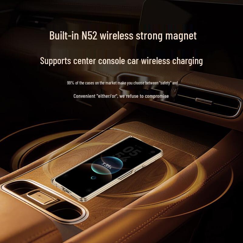 Магнитный чехол из натуральной кожи для складного телефона Huawei Mate X7