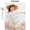 Короткая футболка для девочек MiniPeace